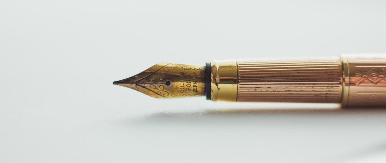 brass quilt pen